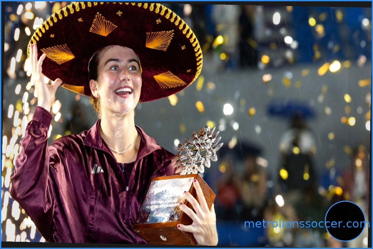 "I love it here": Jovic defends Guadalajara title, defeating Stearns 6-4, 6-2