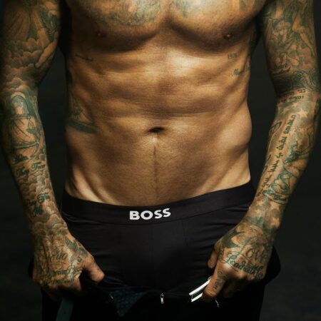Kyle Walker Models for Hugo Boss Underwear, Inspired by David Beckham