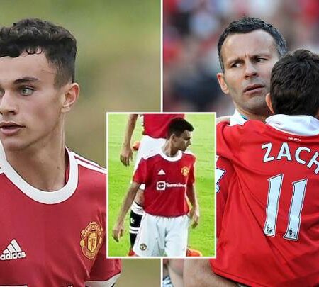 Ryan Giggs’ Son Zach Steps Out in Football