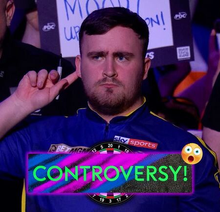 Newcastle’s Dan Burn Enjoys Luke Littler’s Walk-On Song at Darts Event