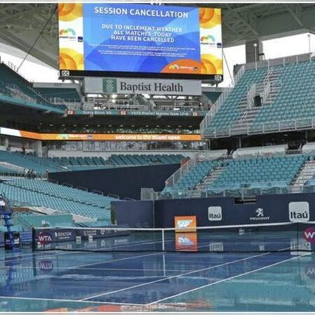Miami WTA Final Postponed Due to Rain