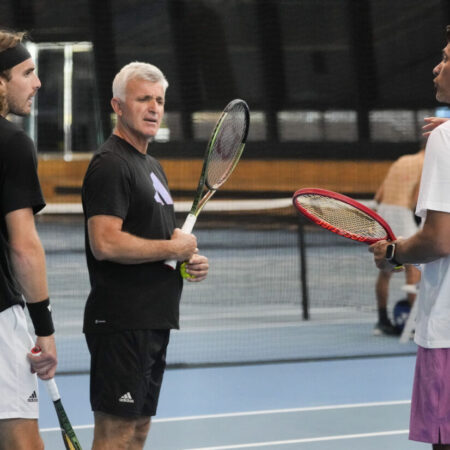 Stefanos Tsitsipas: ‘Reunited with Papa Bjorn’