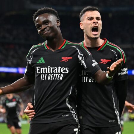 Gabriel’s Joyful Celebration of Arsenal’s Victory Over Real Madrid Sparks Fan Concern