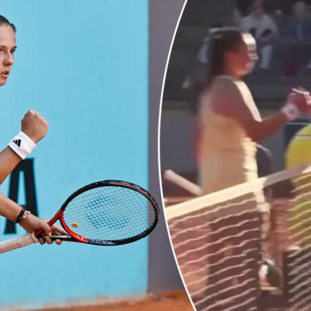 Handshake in Rome: Marta Kostyuk and Daria Kasatkina