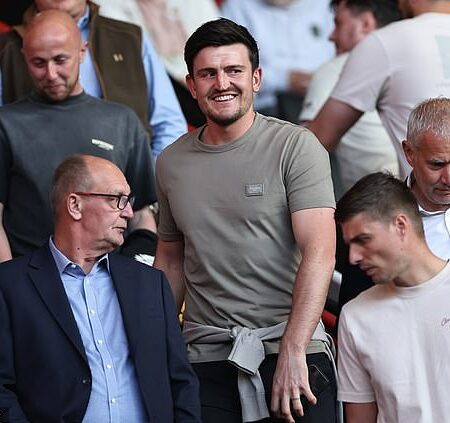 Harry Maguire Attends Sheffield United Play-off Match