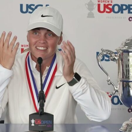 Sweden’s Maja Stark wins the U.S. Women’s Open for first major