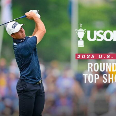 Highlights from U.S. Open 2025 Round 2