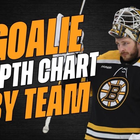 NHL Goalie Depth Chart for Fantasy Hockey