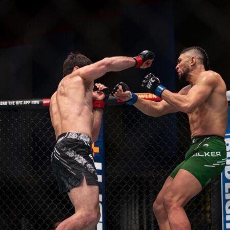 Ankalaev Vows Knockout Victory Over Pereira in Rematch