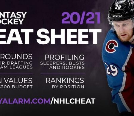 Your Essential Fantasy Hockey Draft Cheat Sheet