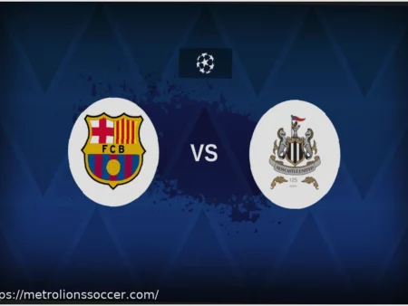 Barcelona v Newcastle: Line-ups, stats and preview