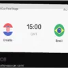 Brazil v Croatia – Line-ups, stats and preview
