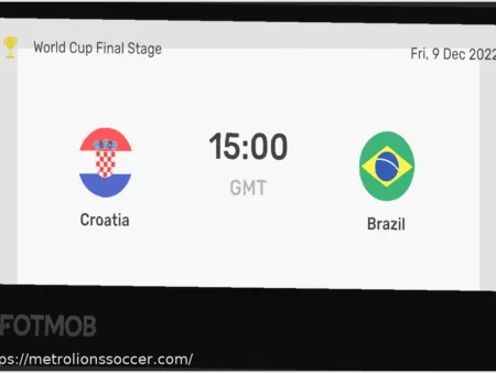 Brazil v Croatia – Line-ups, stats and preview
