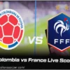 Colombia vs France International Friendly: Confirmed Lineups & Team News