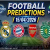 Free Soccer Predictions for April 23, 2026