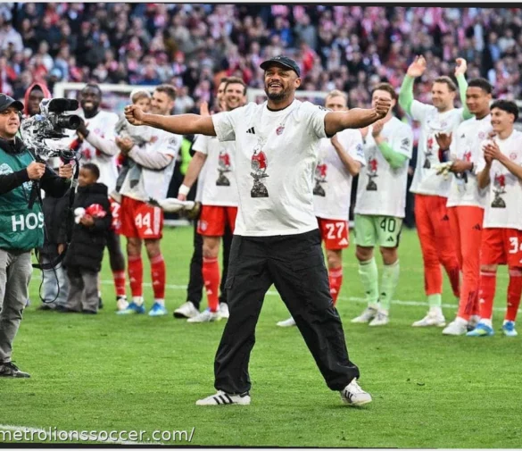 Kompany revels in ‘wonderful feeling’ as Bayern take first step towards treble