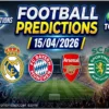 Free Soccer Predictions for 21 Apr 2026