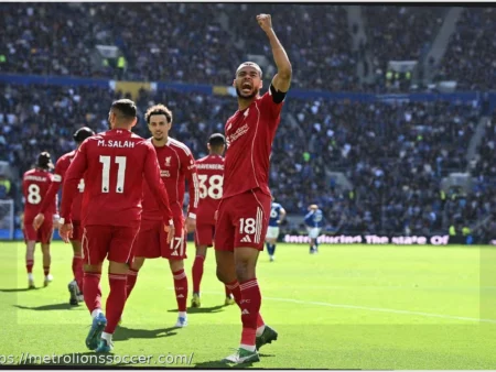 Salah Puts Liverpool Ahead in Merseyside Derby After Everton’s Goal is Ruled Out