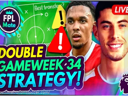 Fantasy Premier League: Say Goodbye to Key Players Before Double Gameweek 33