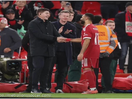 Gerrard Reveals Salah Talks Amidst Own Managerial Exit Confirmation