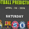 Free Soccer Predictions for 08 Apr 2026