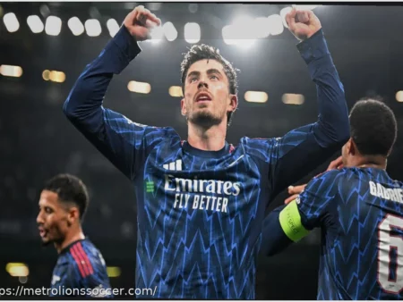 Havertz’s Late Strike Seals 1-0 Victory for Arsenal Against Sporting