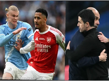 Man City vs Arsenal: Premier League Title Clash Lineups Confirmed