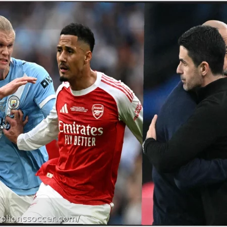 Man City vs Arsenal: Premier League Title Clash Lineups Confirmed